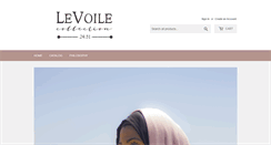 Desktop Screenshot of levoilecollection.com