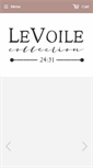 Mobile Screenshot of levoilecollection.com